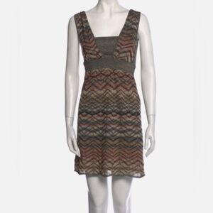 Missoni Chevron Pattern Sleeveless Dress
